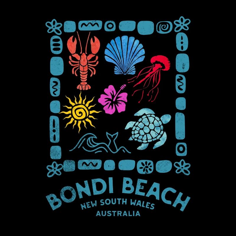 Bondi Beach Pattern Australia