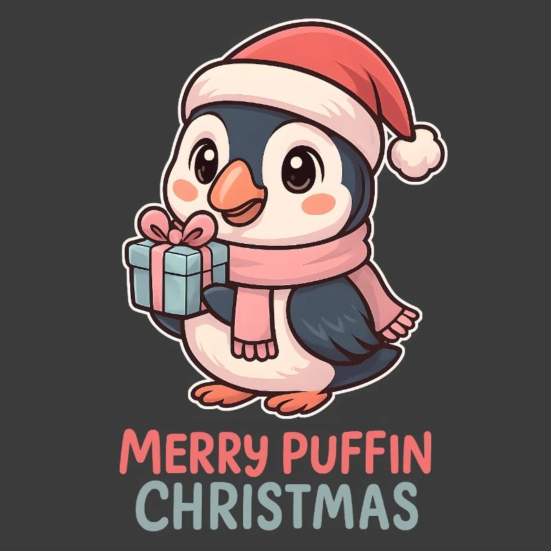 Puffin Christmas Cute