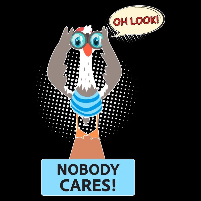 Nobody cares – Sarkasmus Fun Shirt