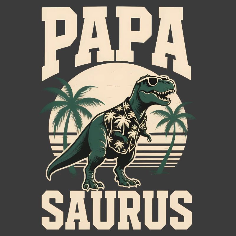 Papa Saurus Rex Dinosaur Father's Day Gift