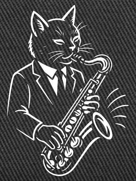 Cat Jazz plays Sax