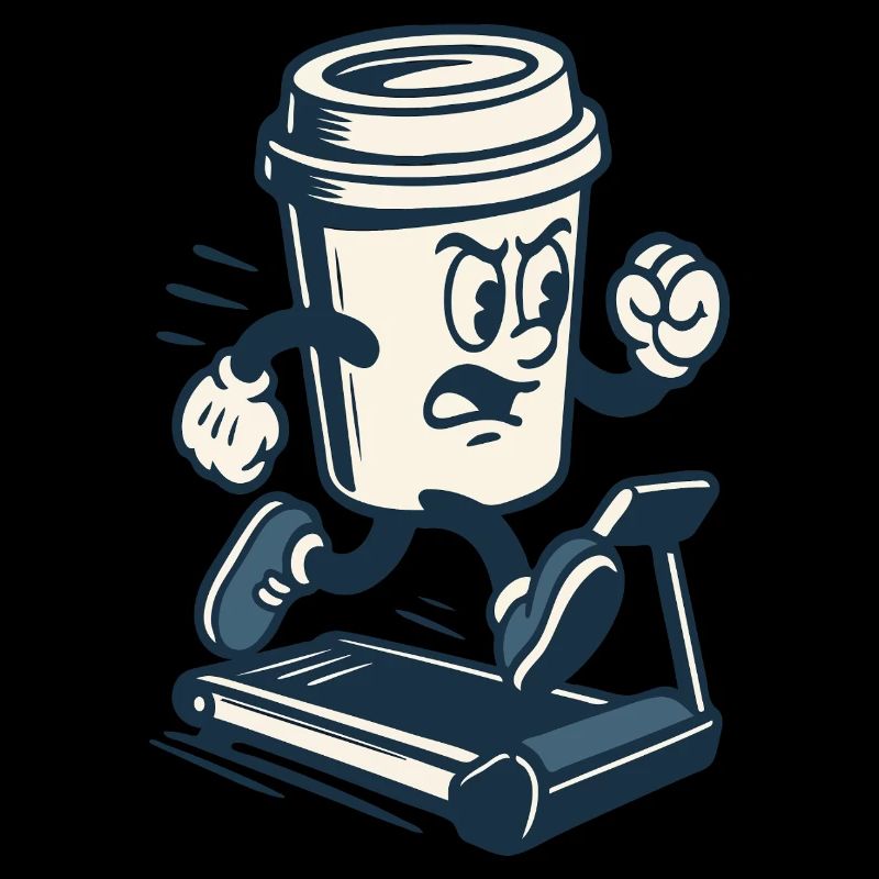 Caffeinated Sprint Coffee Cup