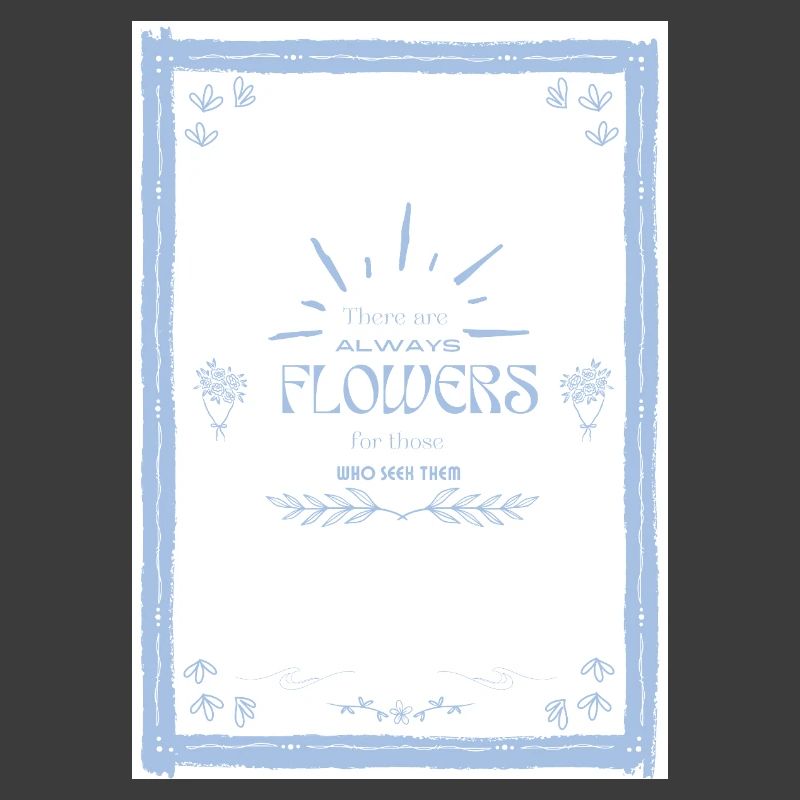 Blumen Zitat