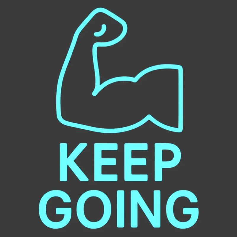 Durchhaltearm Keep Going