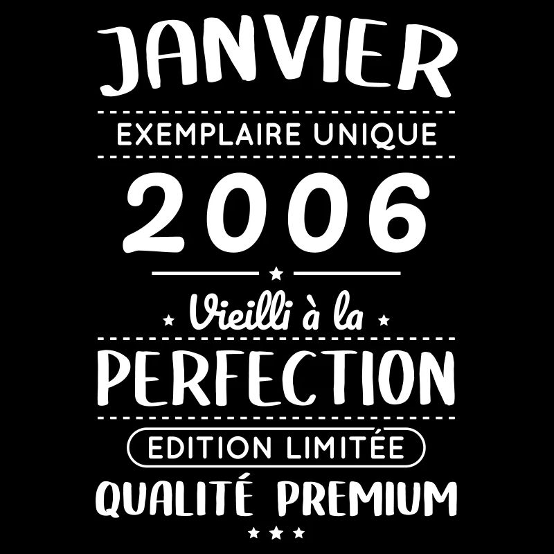 Anniversaire 20 ans - Janvier 2006 Perfection