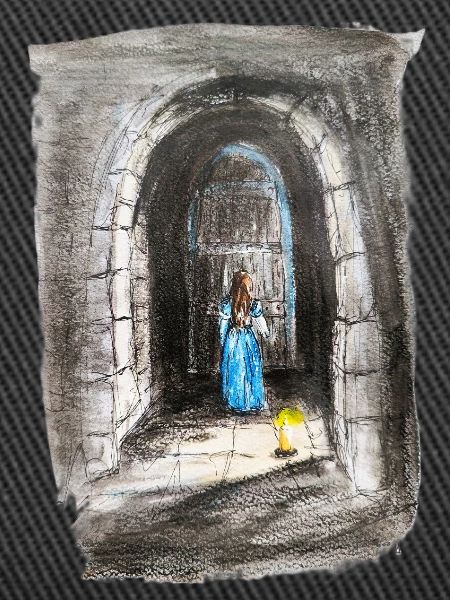 Torbogen-Maiden-Laternenlicht
