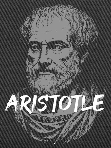 Aristoteles-Silhouettenporträt
