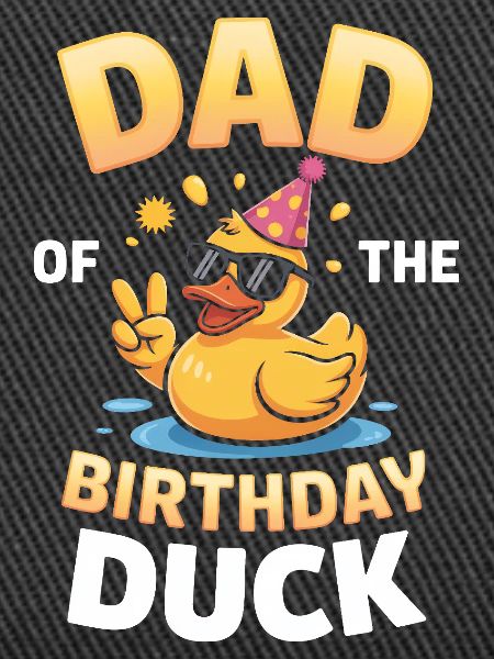 Birthday Duck Dad Tee