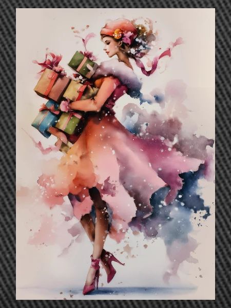 Aquarell-Geschenk-Göttin