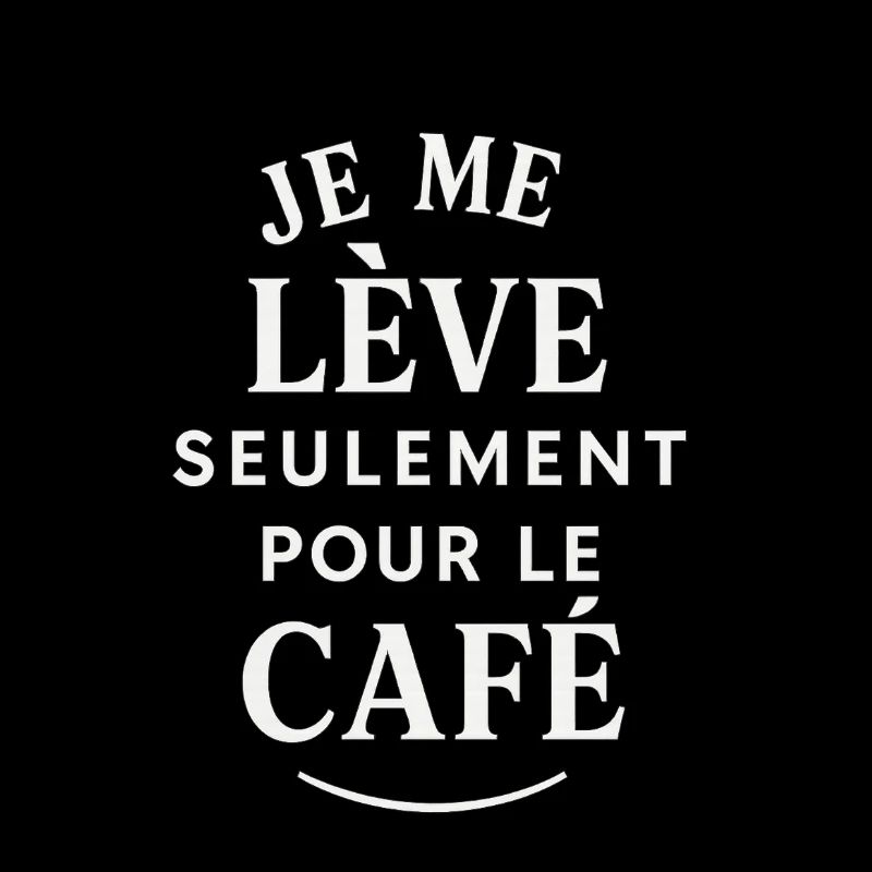 Ich stehe auf, um Kaffee zu trinken