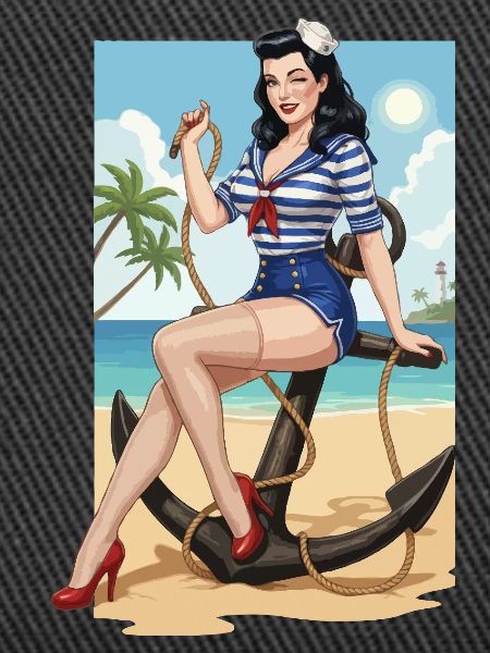 Strandsegler-Pinup