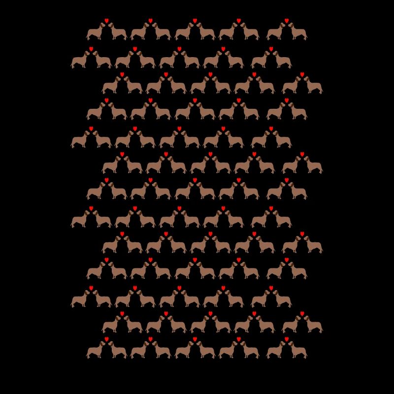 Dackel Herz Hunde Dachshunde