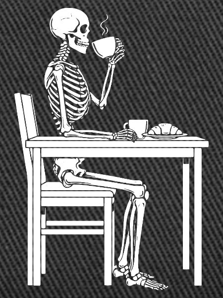 Skeleton Coffee Break