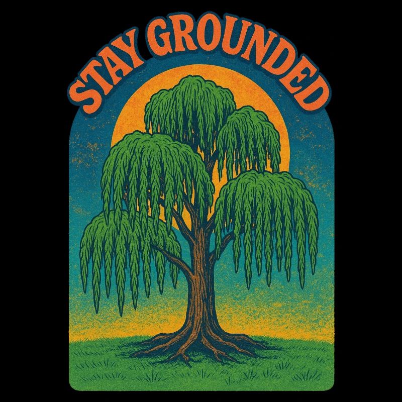 Stay Grounded Willow Sunset