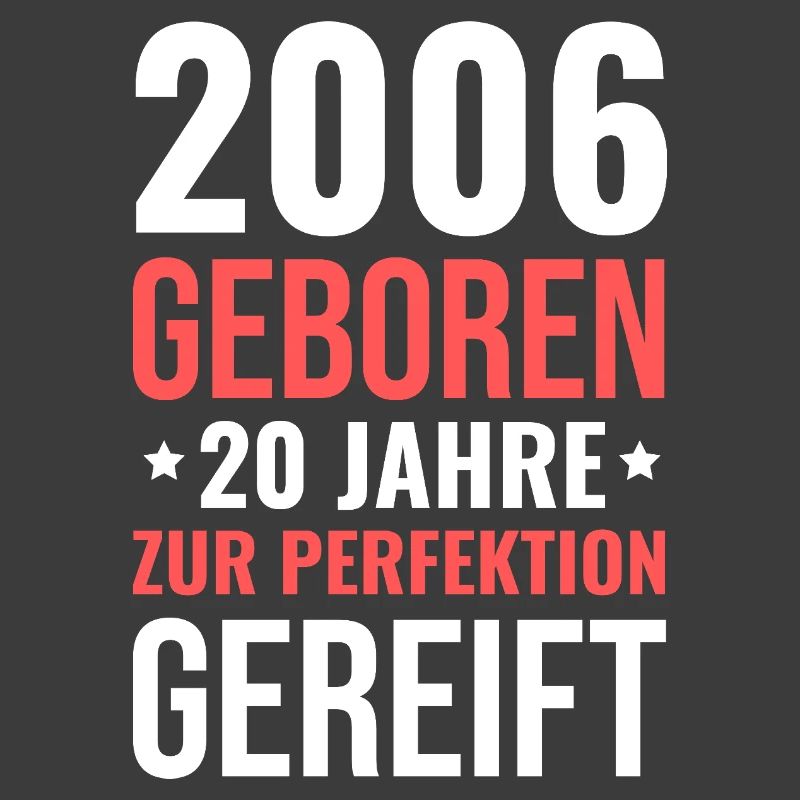 2006 Né – 20 ans de maturation parfaite