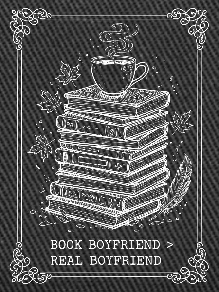 Book Boyfriend Bücherstapel