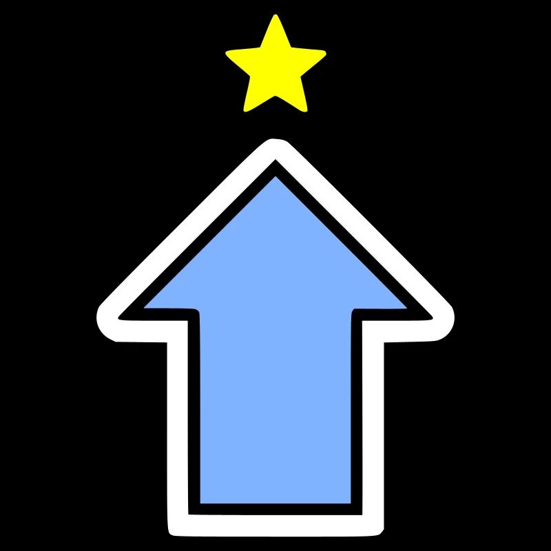 Puissance de Puissance Étoile de Flèche Étoile de Jeu de Niveau
