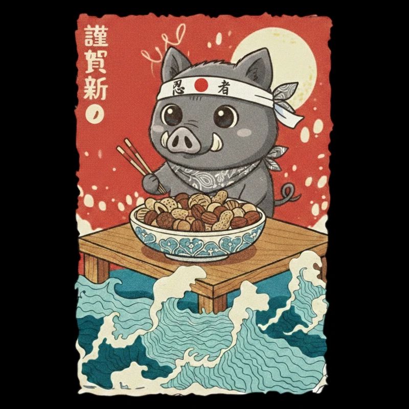 Anime Wildschwein