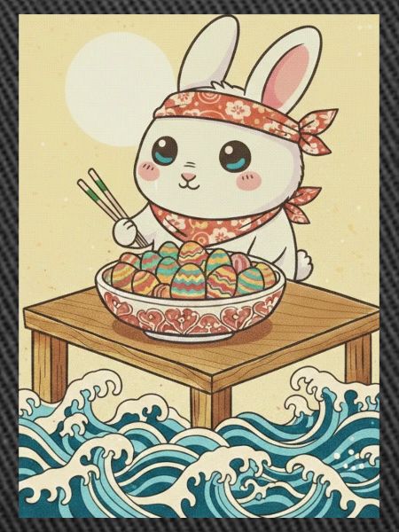 Kawaii Easter Bunny