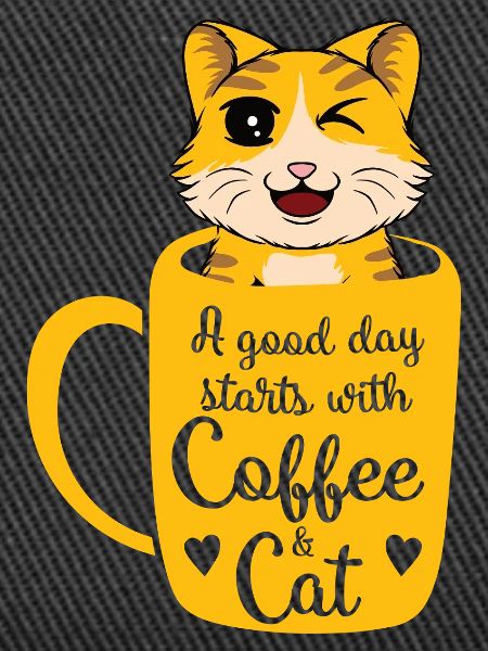 Good day coffee cat