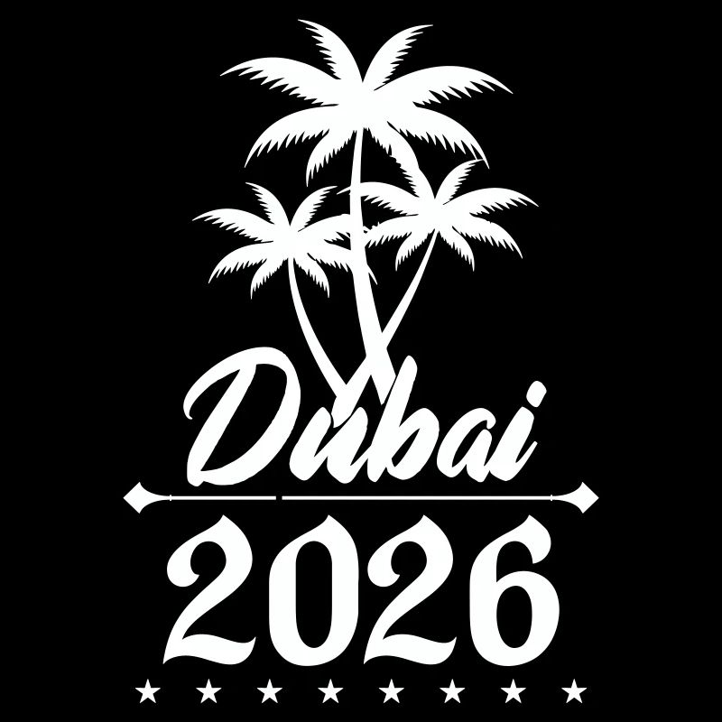 Dubai 2026 Palmen Emblem