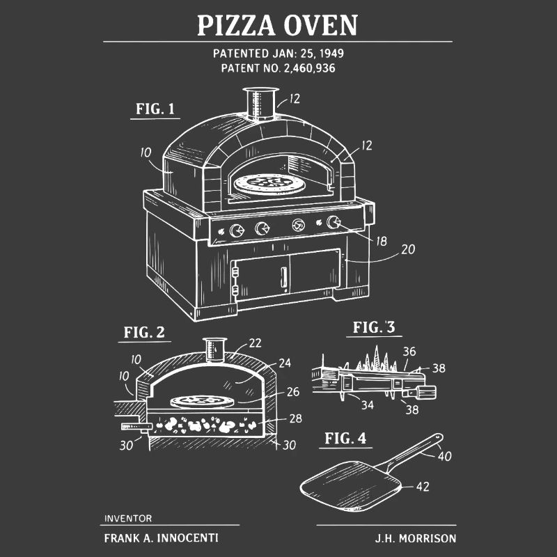 Plan de brevet pour four à pizza