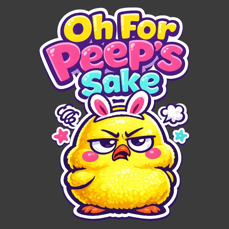Happy Easter Easter Chick Vintage