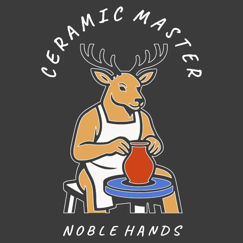 Ceramic Master Deer — Noble Hands