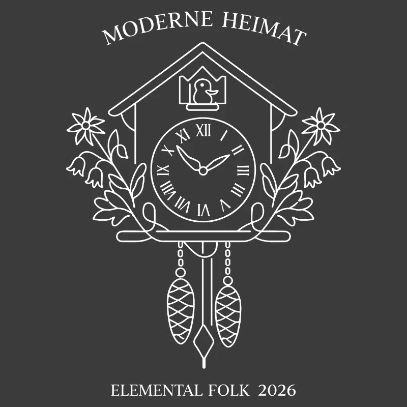 Modern Home Cuckoo Clock Elemental Folk