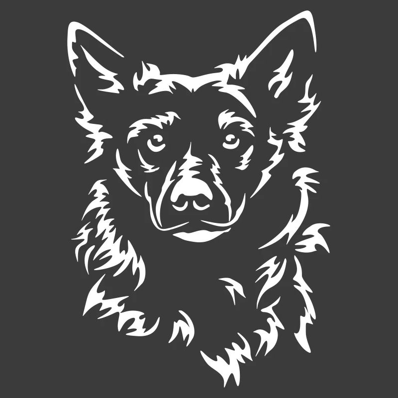 Croatian Shepherd Head "Black Edition"