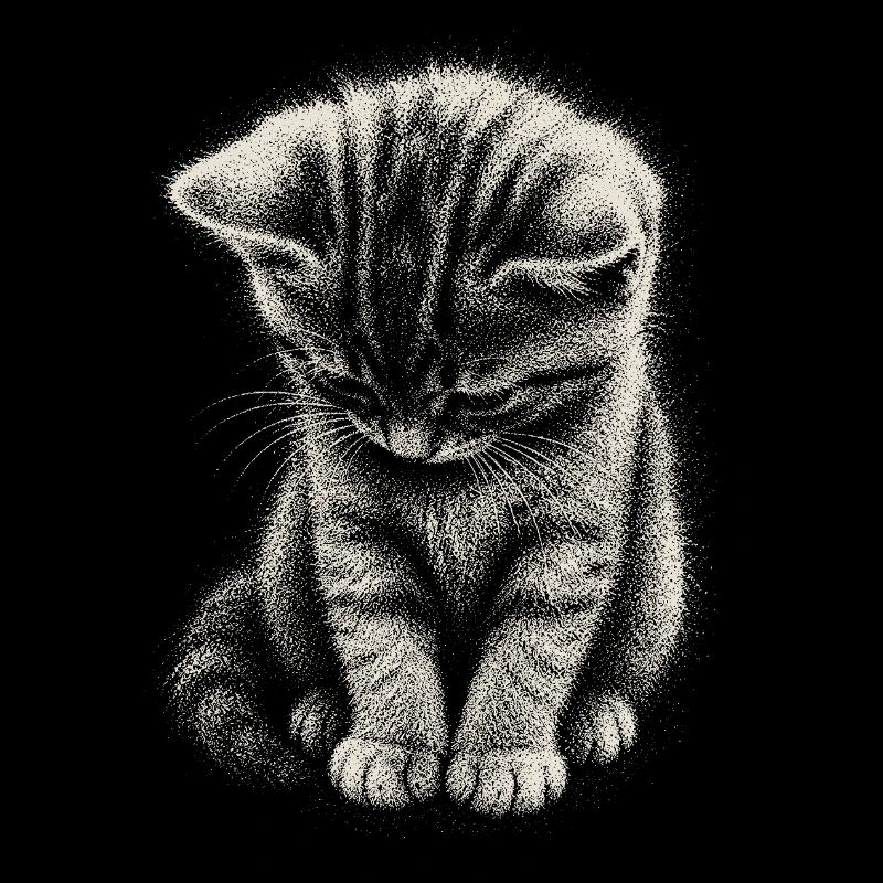 Chaton triste Chat mignon, dessin mignon