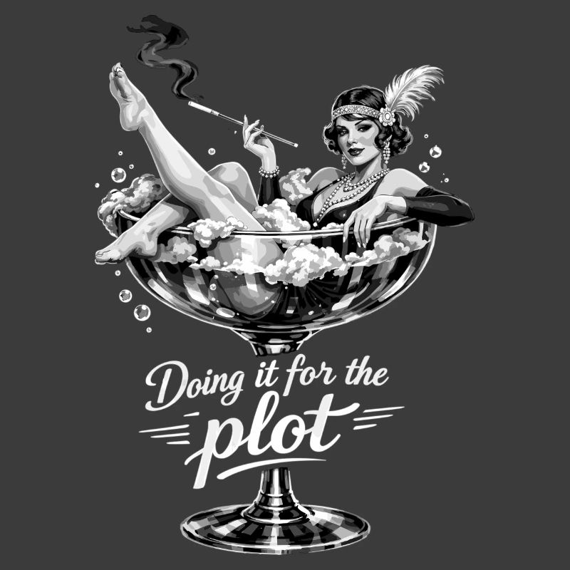 Doing it for the plot – Vintage Flapper Glass