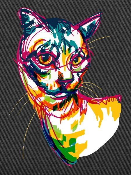Neonkatze