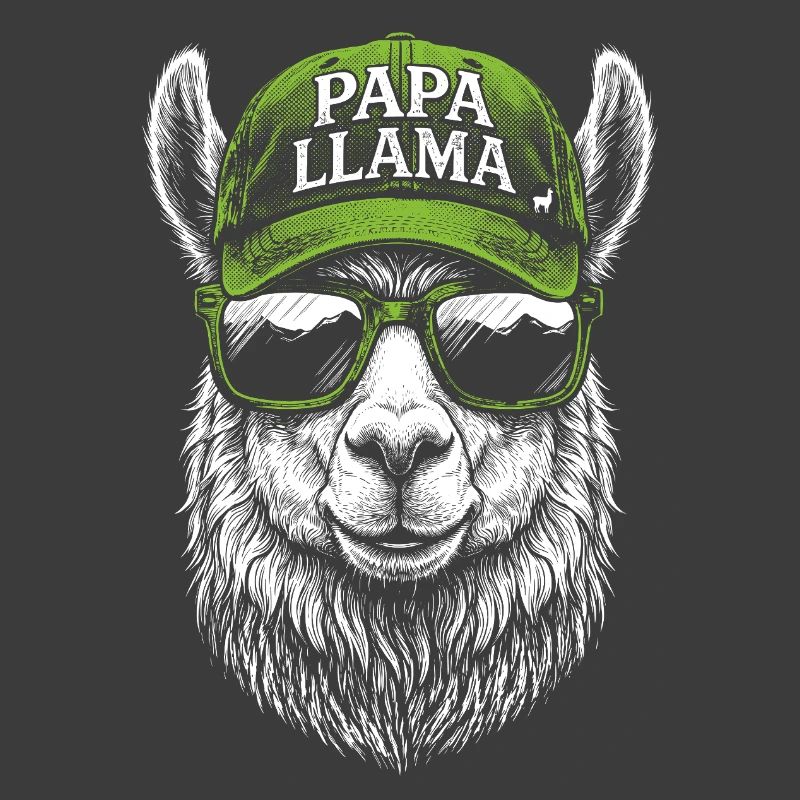 Papa Llama Cap Design