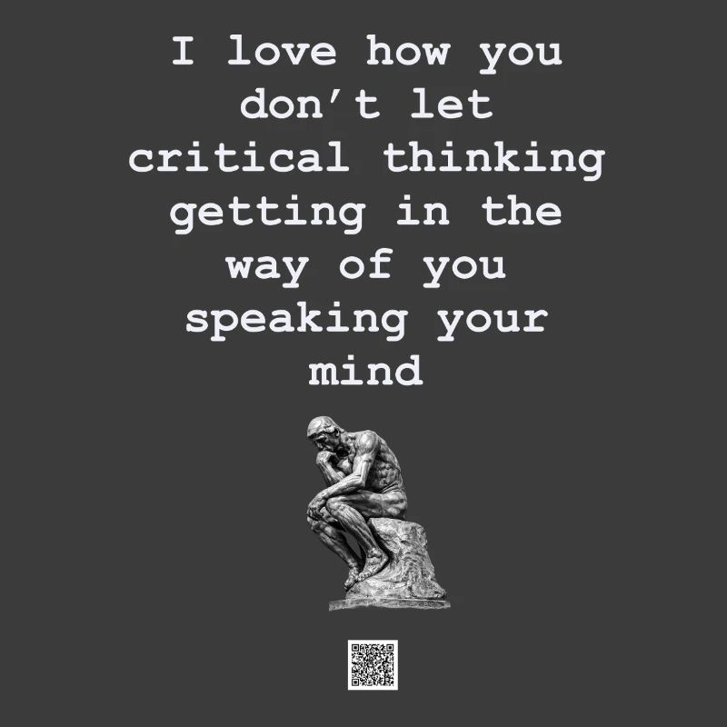 Critical Thinking Free Thoughts