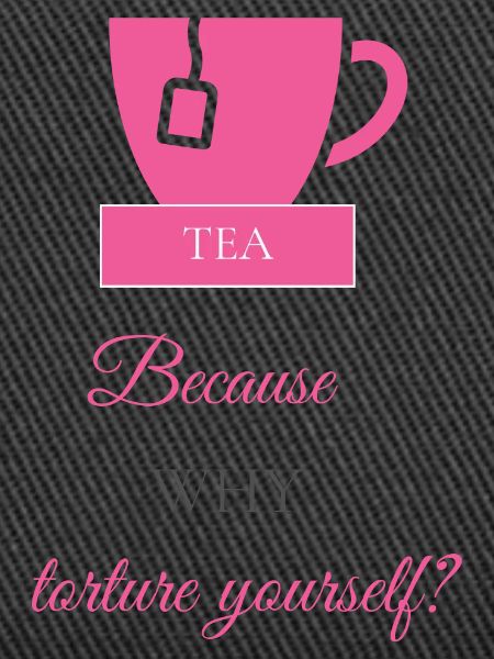 TEA-RIFFIC (Pink + Grey)