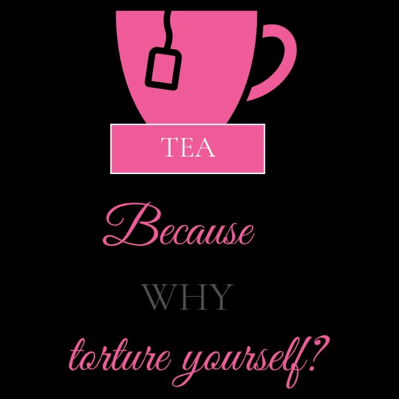 TEA-RIFFIC (Pink + Grey)