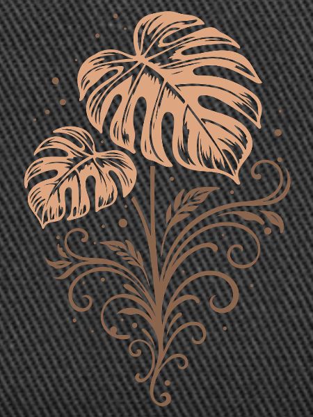Monstera – Botanisches Boho Naturmotiv