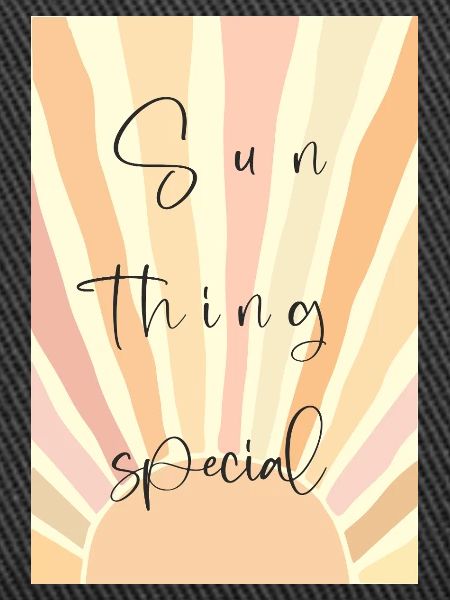 Sonnenstrahlen Special – Handlettering