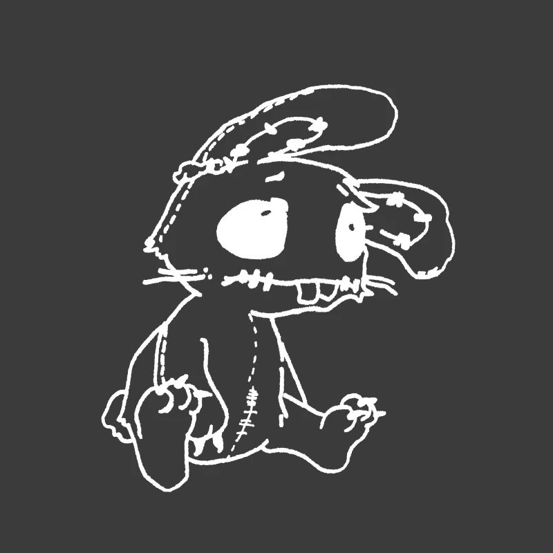 Sad Rabbit - lustiges Emo Häschen