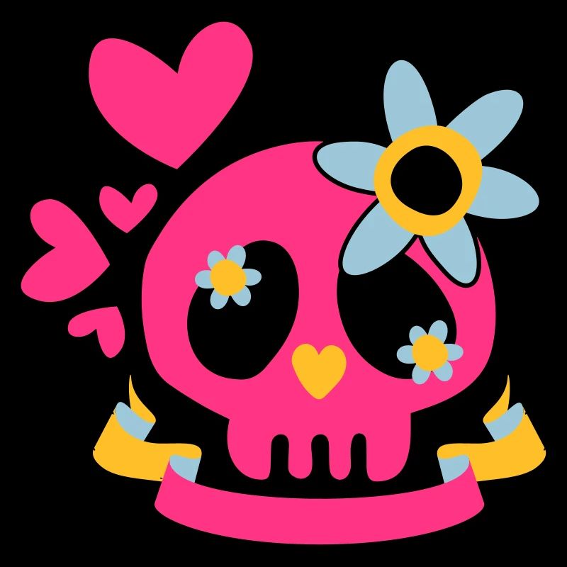 Tête de mort princesse