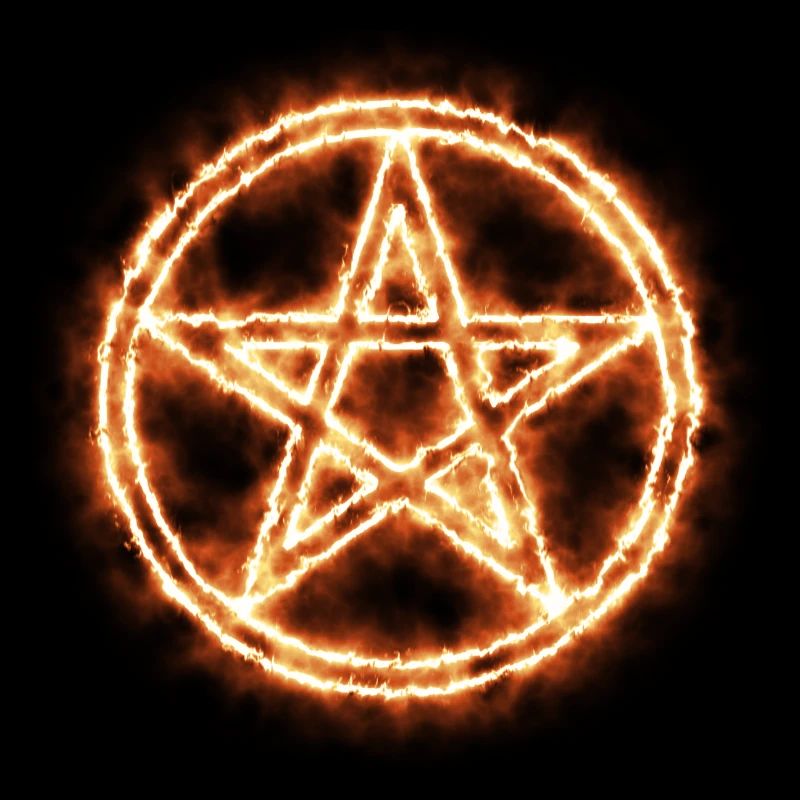 Pentagramm Feuer