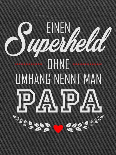 Superheld Papa