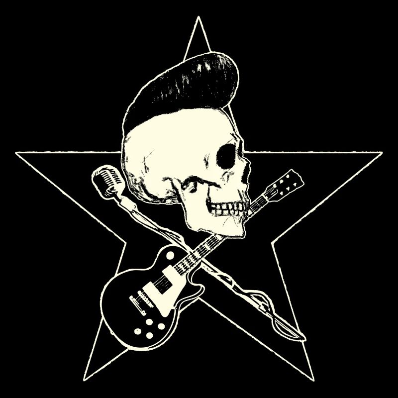 Rock-n-Roll Skull