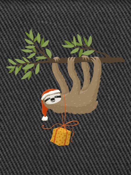 Weihnachtsfaultier