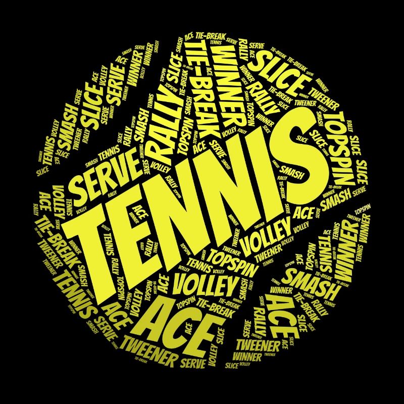 Tennisball Typo-Style