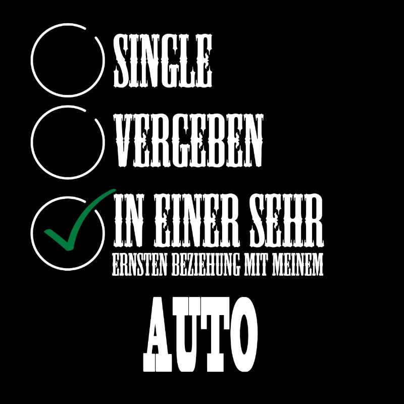 In einer Beziehung mit meinem Auto!