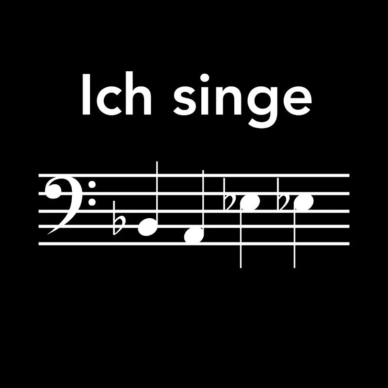 Ich singe Bass