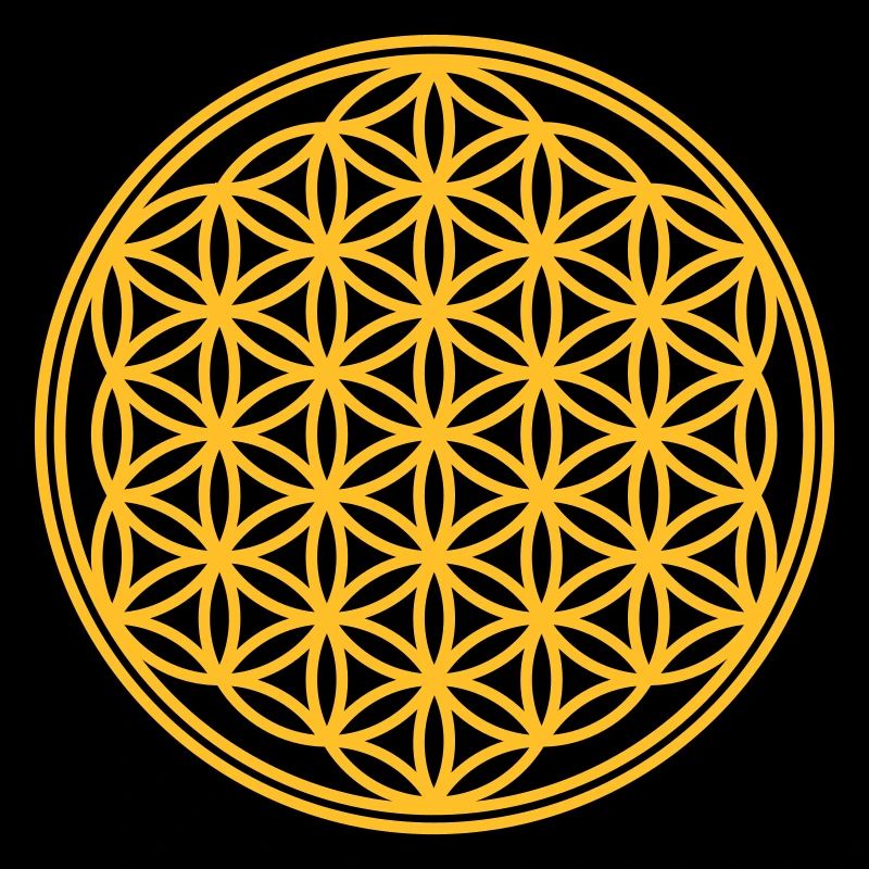 Blume des Lebens, 23 Farben möglich, Lebensblume