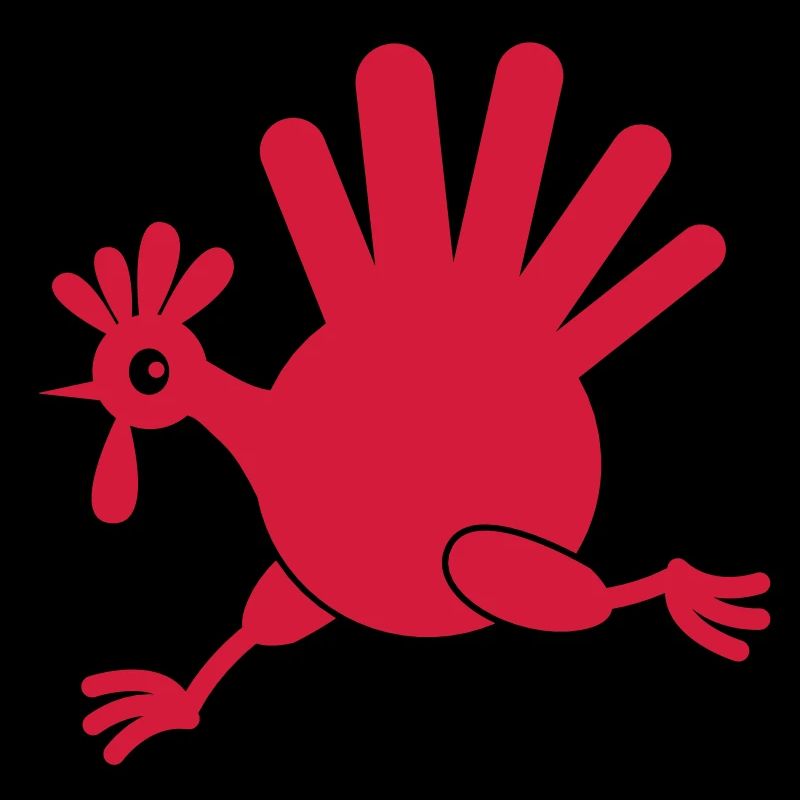 un oiseau de dinde simples sur la course